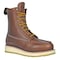 Hoss Boot Co DieHard Malibu Moc Toe Work Boot, Rust, 11.5, D, DH80440 DH80440 - alternate 1